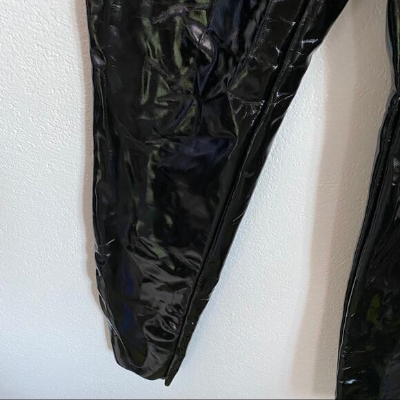 Topshop Percy Faux Leather Vinyl Pants Size 4 - Picture 7 of 11